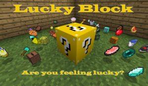 Мод Lucky Block (лаки блок) 1.16.5, 1.15.2, 1.14.4, 1.12.2