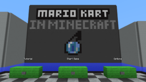 Карта Mario Kart для minecraft 1.12.2/1.11.2