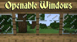 Мод Openable Windows для minecraft 1.12.2