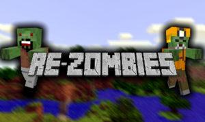 Новые зомби - мод ReZombies для minecraft 1.12.2