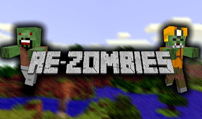 Новые зомби - мод ReZombies для minecraft 1.12.2
