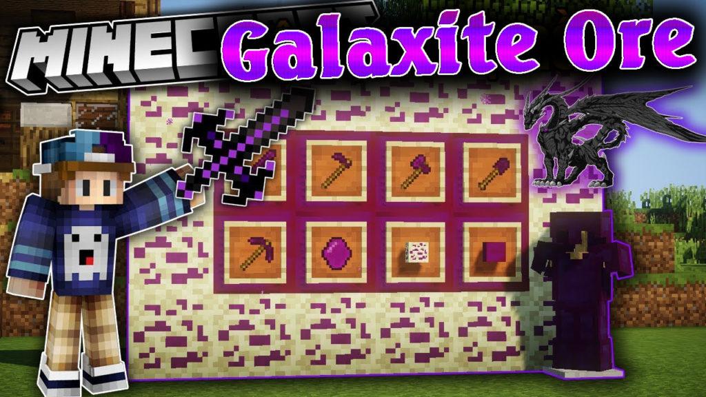 Мод на новую руду - Galaxite Ore для minecraft 1.12.2