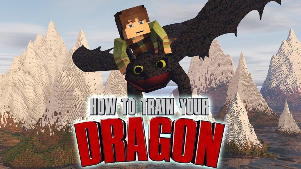 Мод как приручить дракона - How To Train Your dragon для minecraft 1.12.2 1.7.10