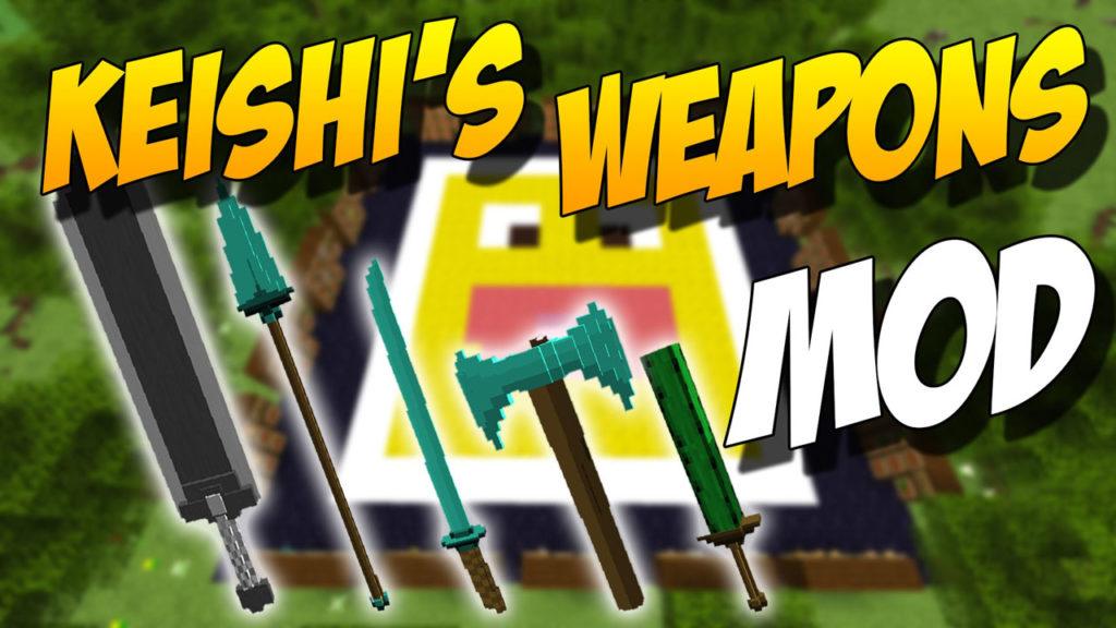 Мод на Средневековое оружие - Kaishi’s Weapon для minecraft 1.12.2 1.10.2 1.9.4