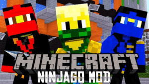Стань Нинздя - мод Ninjago для minecraft 1.12.2