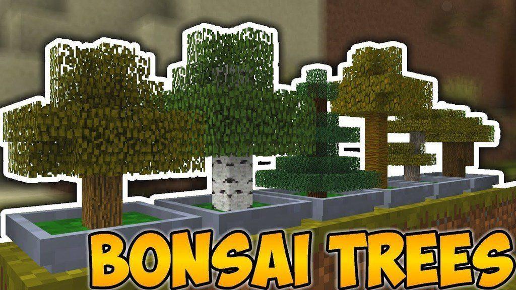 Мод на Декоративные деревья - Bonsai Tree Crops для minecraft 1.12.2 1.10.2