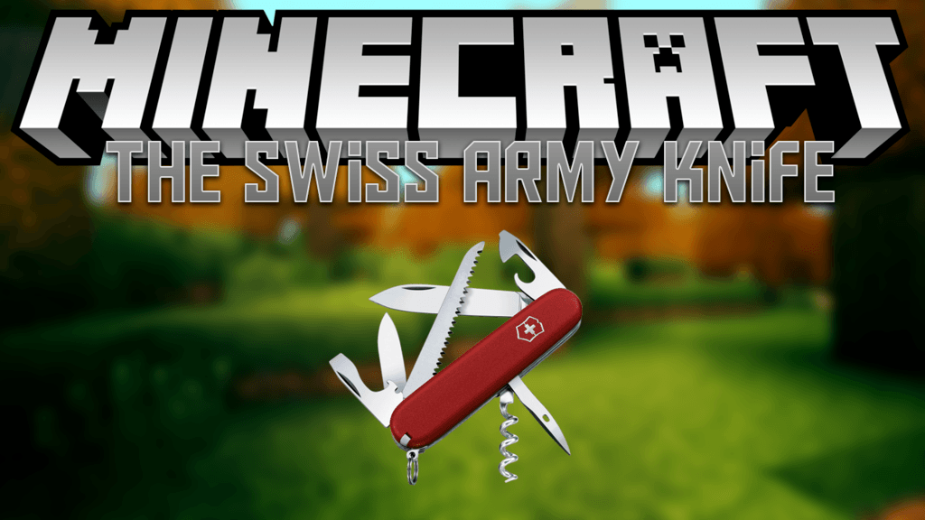 Армейский нож - мод The Swiss Army Knife для minecraft 1.7.10
