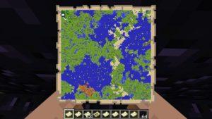 Мод на большую карту - Mega Map для minecraft 1.14.4, 1.12.2