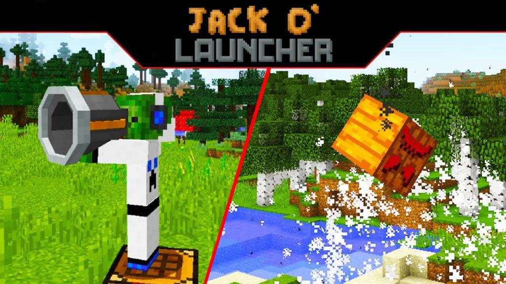 Мод на пушку Джека - Jack O’ Launcher для minecraft 1.13.2 1.12.2