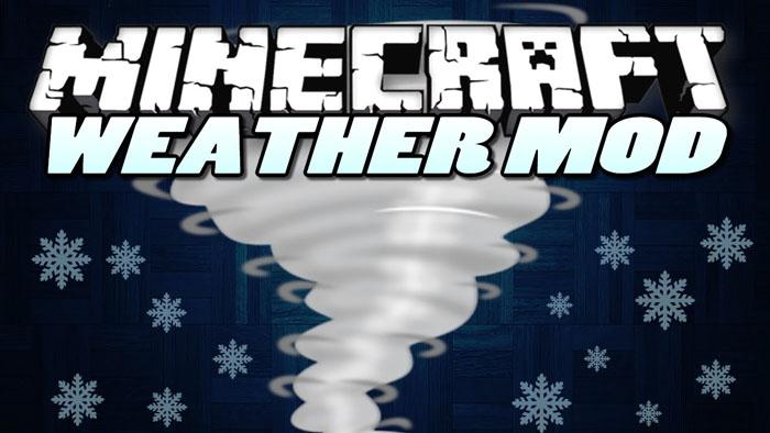 Мод на торнадо и землетрясения - Weather, Storms & Tornadoes для minecraft 1.12.2 1.10.2 1.8.9 1.7.10