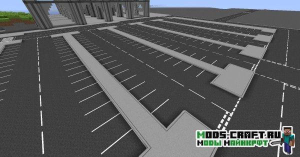 Мод на дороги - Flenix Roads для minecraft 1.7.10