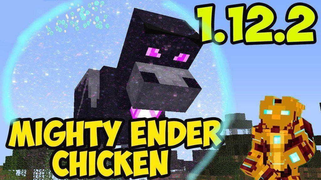 Мод Mighty Ender Chicken для minecraft 1.12.2