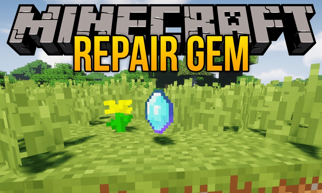 Мод Repair Gem для minecraft 1.12.2 1.7.10