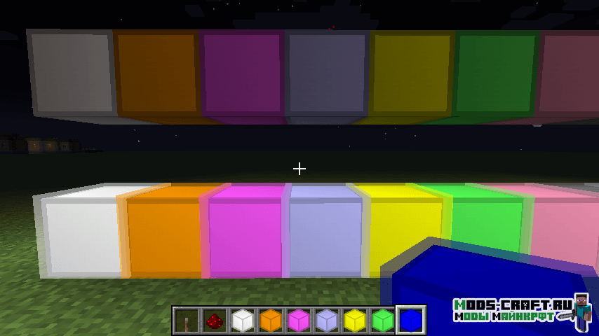 Мод на разноцветные лампы - Technical Lights для minecraft 1.12.2