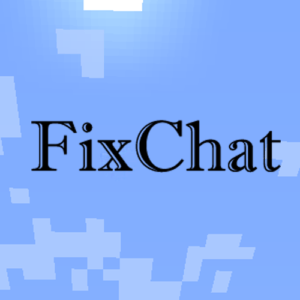 Мод на смену букв в чате - FixChat для minecraft 1.12.2
