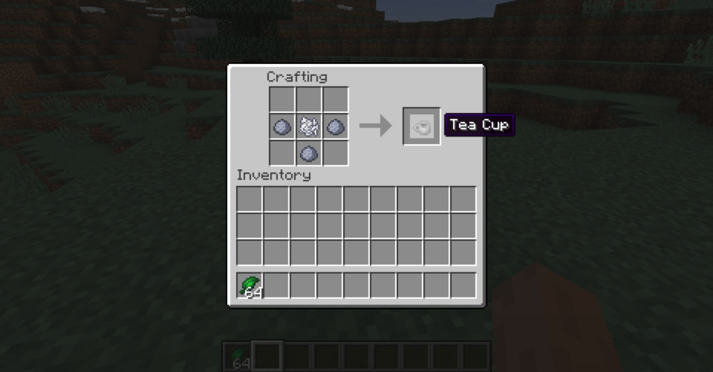 Как сделать чай в майнкрафте без модов