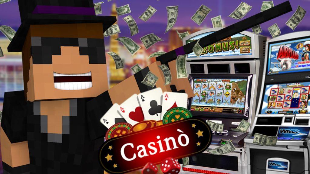 Мод на казино - CasinoCraft 1.16.5, 1.15.2, 1.14.4, 1.12.2, 1.7.10