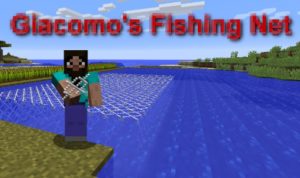 Мод на рыболовную сеть - Fishing Net для minecraft 1.12.2, 1.11.2, 1.8