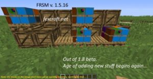 FRSM мод для minecraft 1.12.2, 1.11.2, 1.7.10