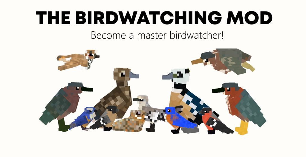 Мод на Птиц The Birdwatching для minecraft 1.12.2
