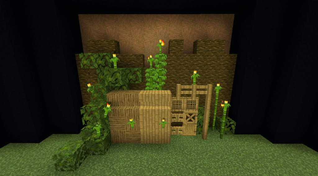 Мод на блоки из бамбука Bamboo Blocks для minecraft 1.16.1, 1.51.2, 1.14.4