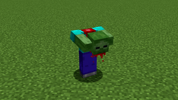 Headless Zombie [16x] для minecraft 1.14.4