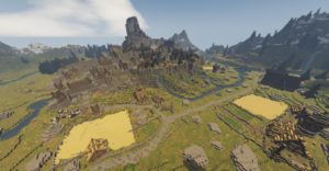 Карта The Elder Scrolls V: Skyrim для майнкрафт 1.12.2