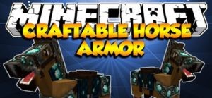 Мод Craftable Horse Armor для minecraft 1.16.1, 1.15.2, 1.14.4, 1.12.2, 1.7.10