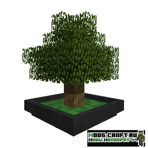 Мод Bonsai Trees для майнкрафт 1.15.2, 1.14.4, 1.12.2