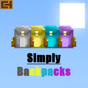 Мод Simply Backpacks для майнкрафт 1.16.5, 1.15.2, 1.14.4, 1.12.2