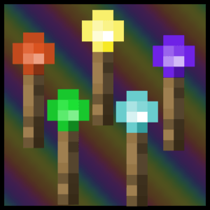 Мод на разноцветный редстоун - Rainbow Stone 1.15.2