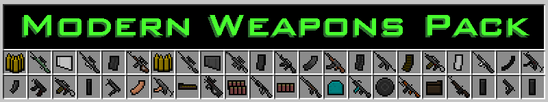 Flan’s Modern Weapons Pack 1.12.2, 1.7.10