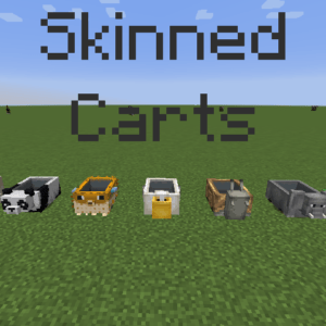 Мод Skinned Carts для майнкрафт 1.15.2, 1.12.2