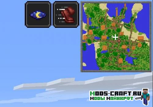 Мод Travellers Map 1.16.5, 1.15.2