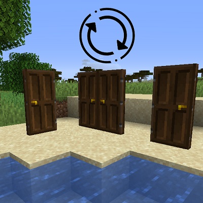 Мод Automatic doors для minecraft 1.16.5, 1.15.2, 1.14.4, 1.12.2