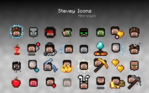 Stevey/Alex Icons для майнкрафт 1.15.2