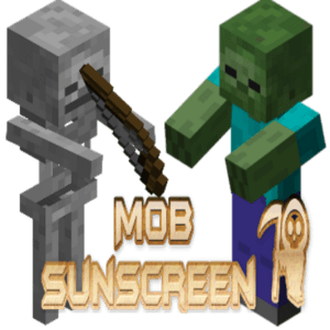 Мод Mob Sunscreen 1.16.5, 1.15.2, 1.14.4, 1.12.2