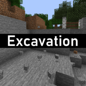 Мод Excavation для майнкрафт 1.16.5
