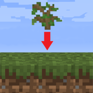 Мод Self-Planting Saplings для Майнкрафт 1.15.2