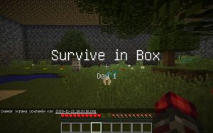Карта Survive In Box - Выживание в коробке 1.12.2