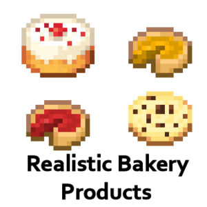 Мод Realistic Bakery Products 1.16.4 (новые сладости)