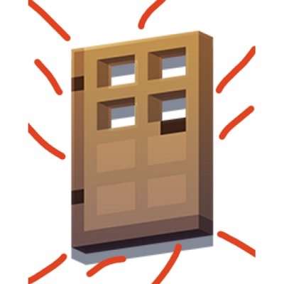 Мод Door Knocker 1.16.4 (стуки в дверь)