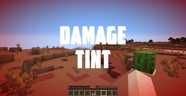 Мод Damage Tint 1.17.1, 1.16.5