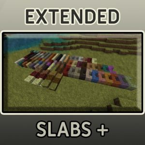 Мод Extended Slabs 1.16.5, 1.15.2 (вертикальные полублоки)