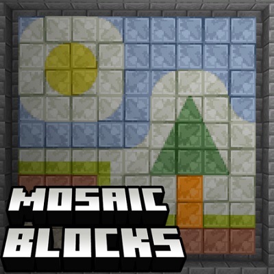 Мод Mosaic Blocks 1.16.5 (блоки-мозаики)