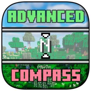 Мод Advanced Compass 1.17.1, 1.16.5 (компас в стиле RPG)