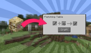 Мод The Fletching Table 1.16.5, 1.15.2