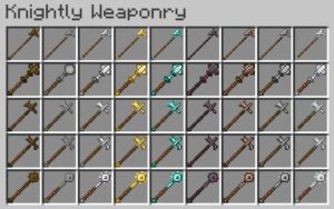 Мод Epic Knights Armor and Weapons 1.16.5