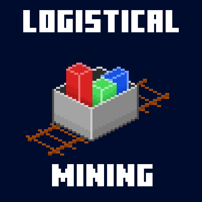 Мод Logistical Mining для Майнкрафт 1.17.1