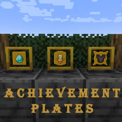 Мод Achievement Plates для Майнкрафт 1.17.1